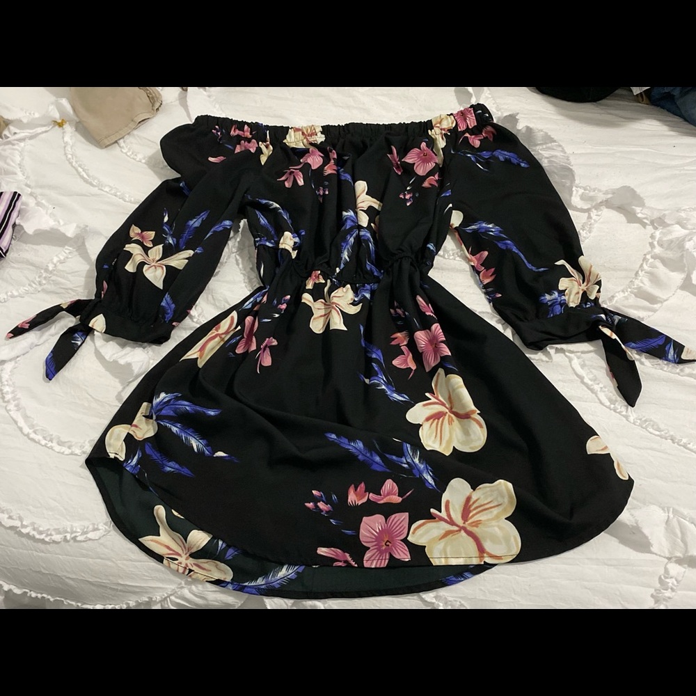 Black Floral dress